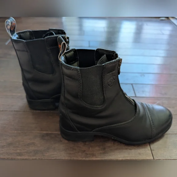 ARIAT Women's Zip Heritage III Zip Paddock Boot US 6.5 M — Black - Picture 3 of 6